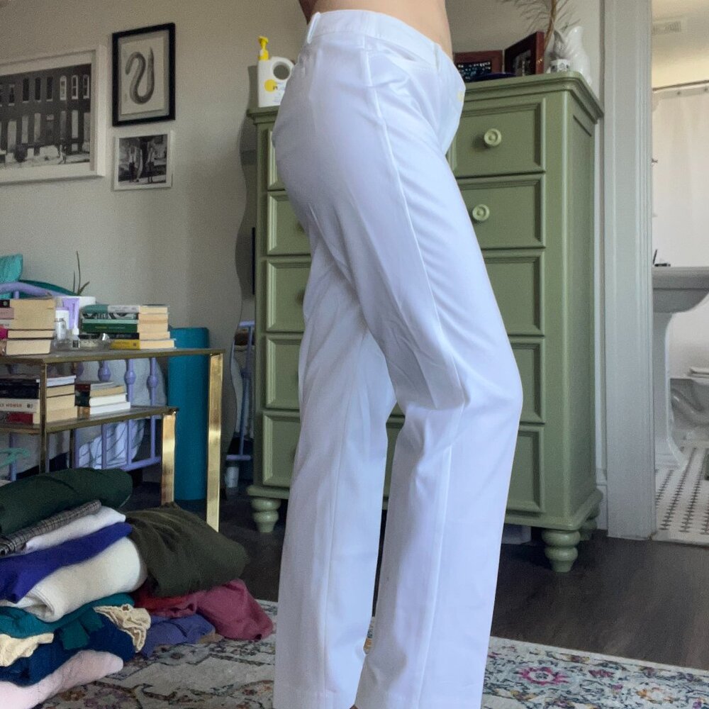 Talbots white pants with stretch